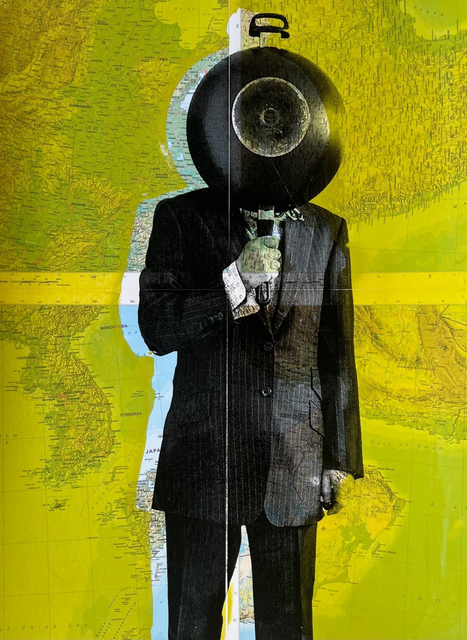 Contemporary Ode To The Daily Mundane, Self - portrait with wok - Amir Z